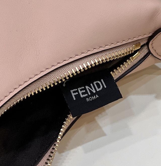 Fendi original calfskin small fendigraphy bag 8BR798 light pink