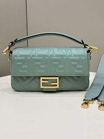 Fendi original lambskin medium baguette bag 8BR600 mint green