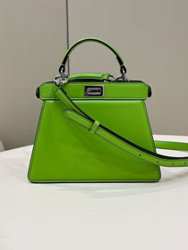 Fendi original lambskin mini peekaboo ISeeU bag 8BN335 green