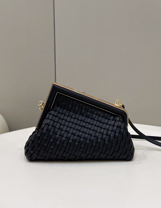 Fendi original calfskin small first bag 8BP129 black