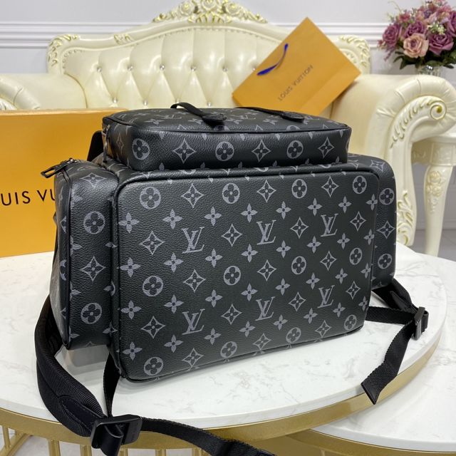 Louis vuitton original monogram eclipse backpack trio M45538