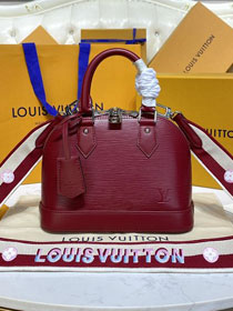 2022 Louis vuitton original epi leather alma BB M20610 bordeaux