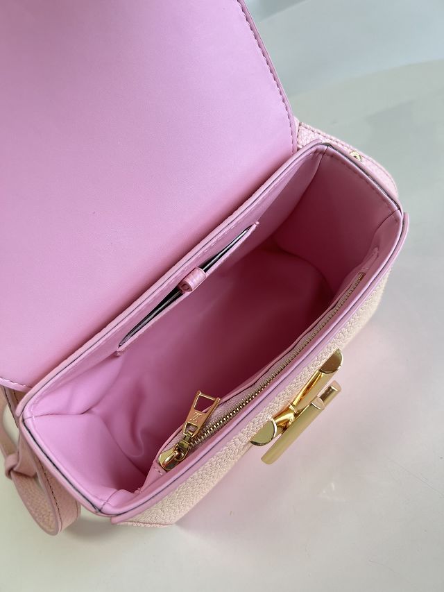 Louis vuitton original grained calfskin twist pm M50332 pink