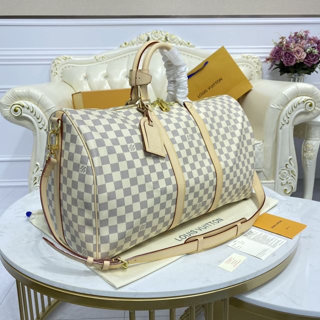 Louis vuitton original damier azur keepall 50 bag N41427