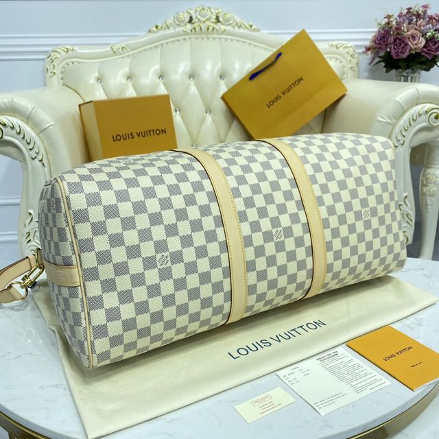 Louis vuitton original damier azur keepall 50 bag N41427