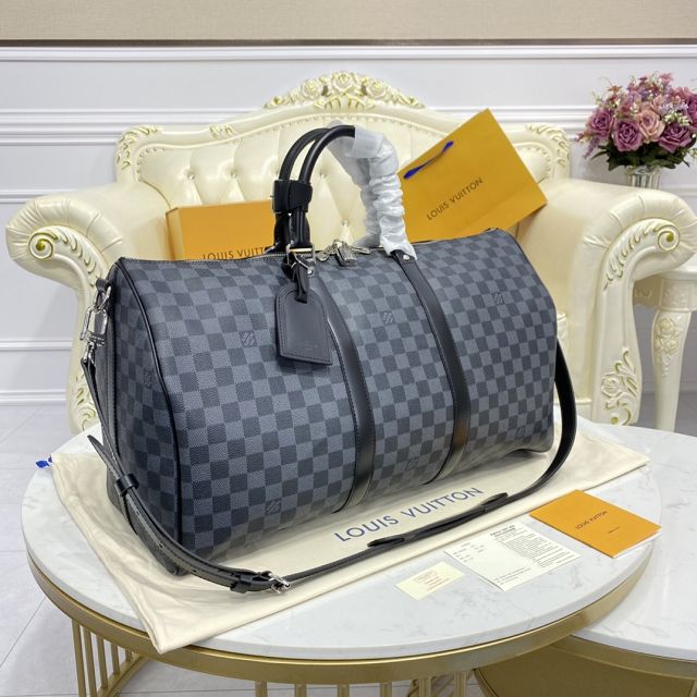 Louis vuitton original damier graphite keepall 50 bag N41416