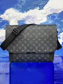 Louis vuitton original monogram eclipse explorer messenger bag mm M40539 