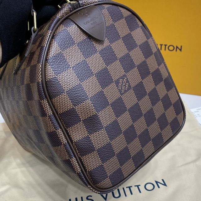 Louis vuitton original damier ebene speedy 25 N41365(no strap)