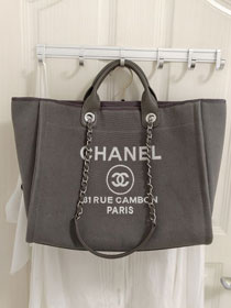 CC original mixed fibers large shopping bag A66941 grey