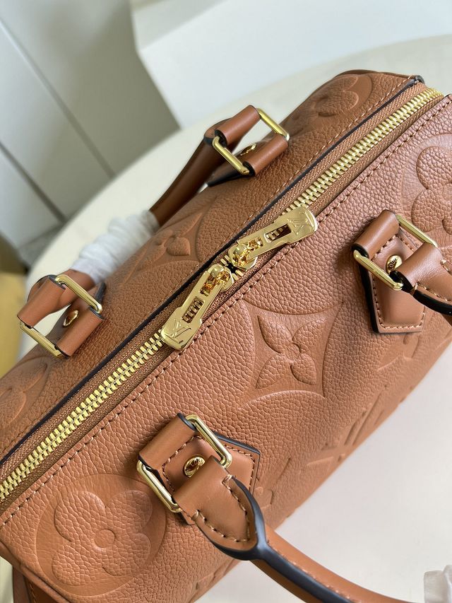 Louis vuitton original calfskin speedy 25 M46136 cognac brown