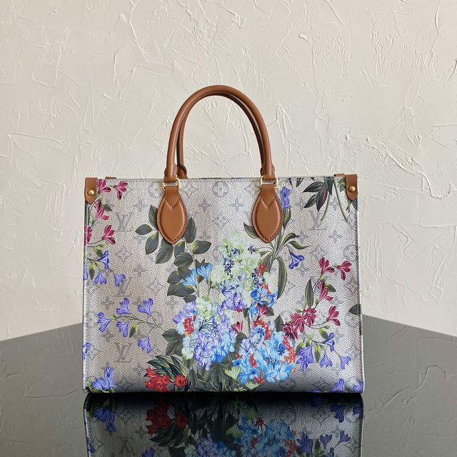 Louis vuitton original hydrangeas monogram onthego mm M21233 silver