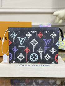 Louis vuitton original monogram eclipse voyage pochette M61692