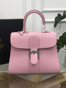 Delvaux original box calfskin brillant bag MM AA0555 pink