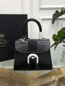 Delvaux original box calfskin brillant mini bag AA0406 black&white