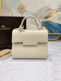 Delvaux original grained calfskin tempete small bag AA0563 white