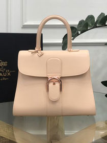 Delvaux original box calfskin brillant bag MM AA0555 apricot