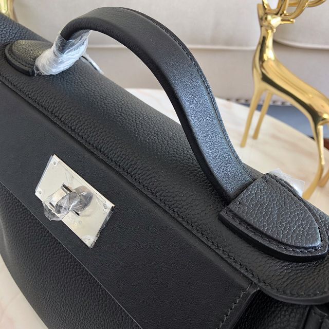 Hermes original togo leather kelly 2424 bag HH03699 black