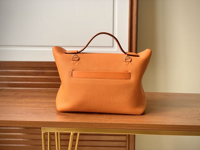 Hermes original togo leather small kelly 2424 bag HH03698 orange