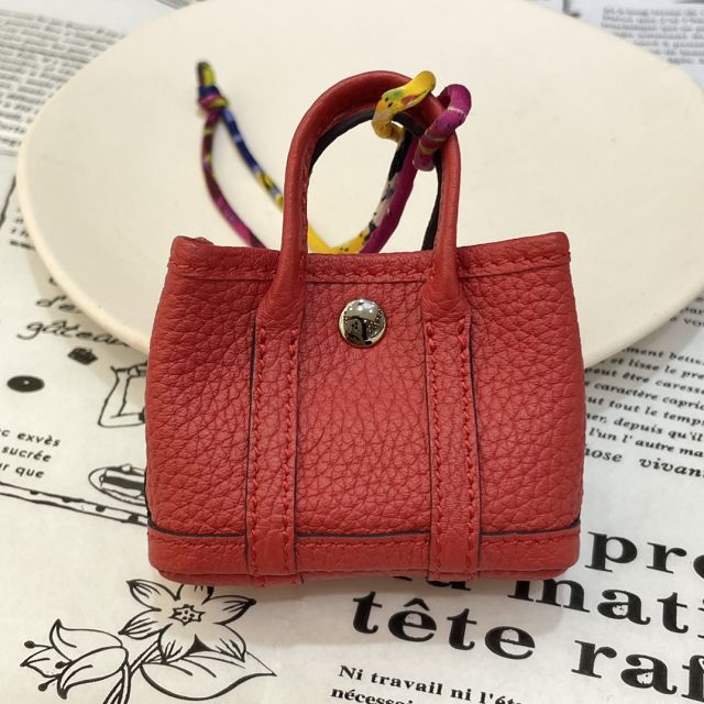 Hermes original calfskin bag charm H103229