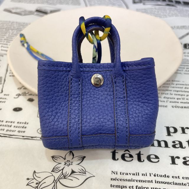 Hermes original calfskin bag charm H103229