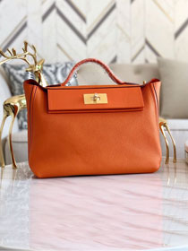 Hermes original togo leather small kelly 2424 bag HH03698 hot orange