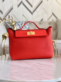 Hermes original togo leather small kelly 2424 bag HH03698 red