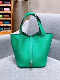 Hermes original togo leather picotin lock bag HP0022 menthe