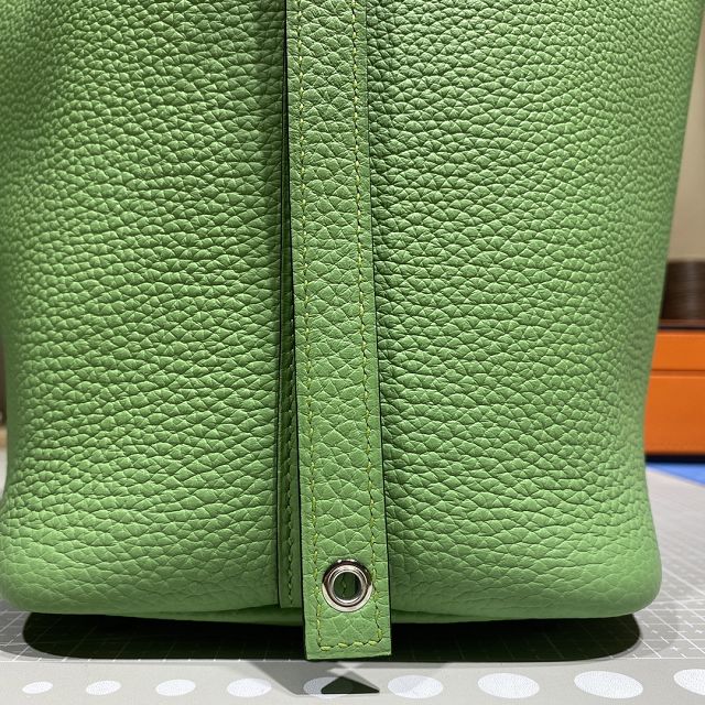 Hermes original togo leather small picotin lock bag HP0018 vert criquet