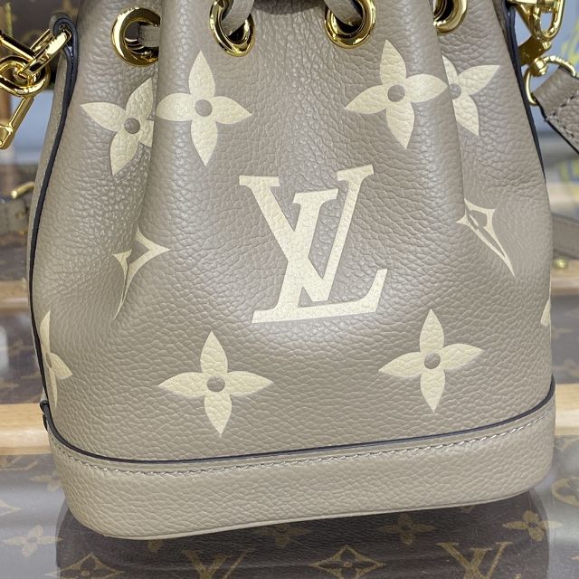 2023 Louis vuitton original calfskin nano noe M46291 grey