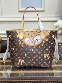 2023 Louis vuitton original monogram canvas neverfull mm M40699