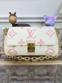 Louis vuitton original calfskin favorite bag m46393 beige