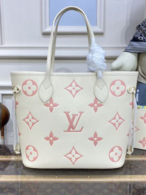 2023 Louis vuitton original calfskin neverfull mm M21579 beige