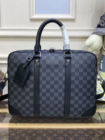 Louis vuitton original damier graphite eclipse porte-documents voyage PM N40445