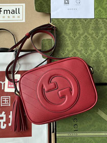 2023 GG original calfskin blondie small shoulder bag 742360 red