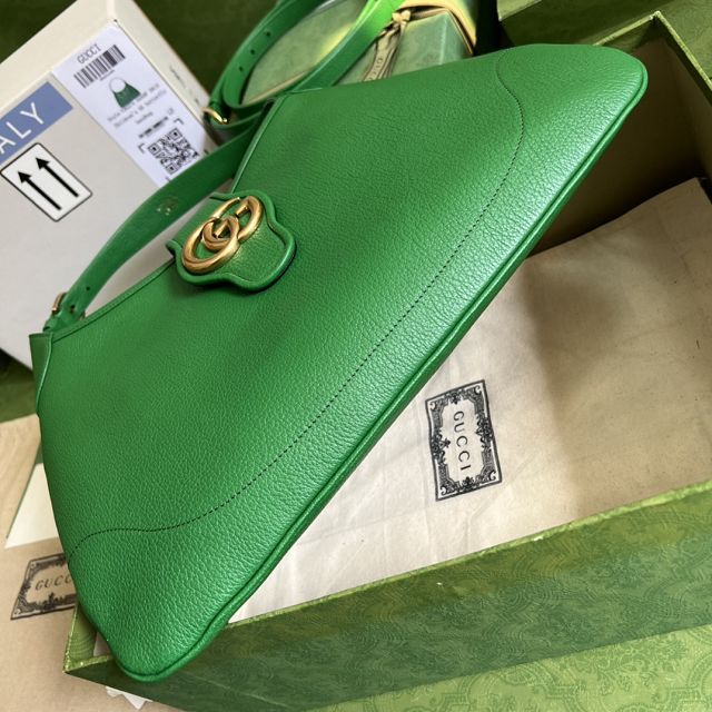 2023 GG original calfskin aphrodite medium shoulder bag 726274 green