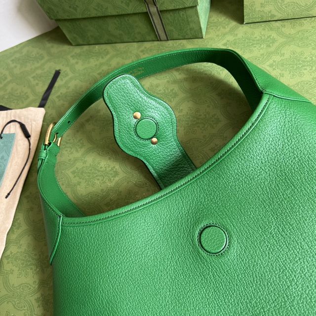 2023 GG original calfskin aphrodite medium shoulder bag 726274 green