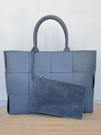 BV original calfskin large arco tote bag 680165 thunder