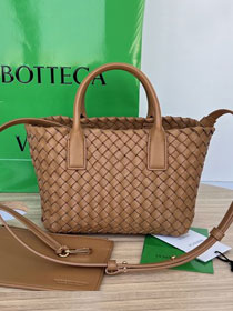 BV original lambskin mini cabat tote bag 709464 caramel