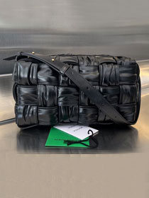 BV original lambskin brick cassette bag 717090 black