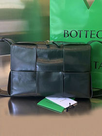 BV original calfskin arco camera bag 731165 dark green