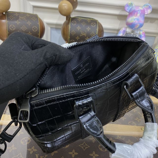 Louis vuitton original calfskin keepall xs M80641 black