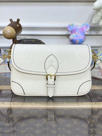 2023 Louis vuitton original calfskin diane satchel M46388 white