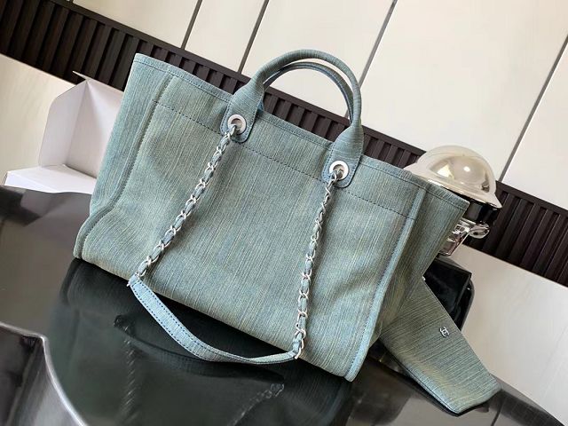 CC original denim large shopping bag A66941 blue