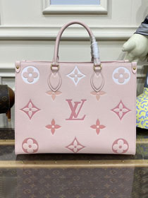 2023 Louis vuitton original calfskin onthego mm M46542 pink