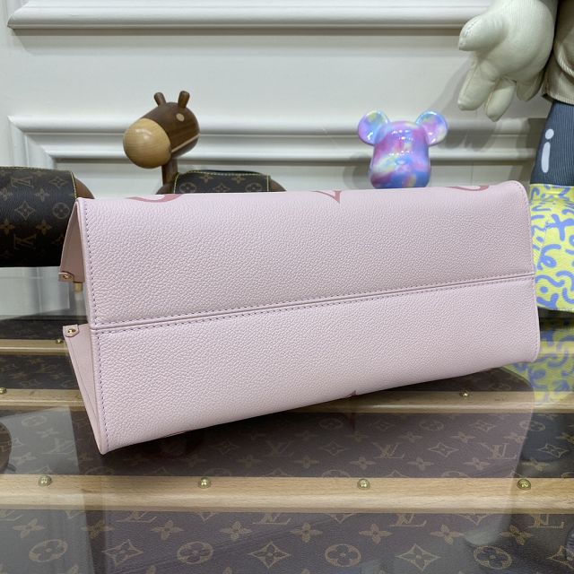 2023 Louis vuitton original calfskin onthego mm M46542 pink