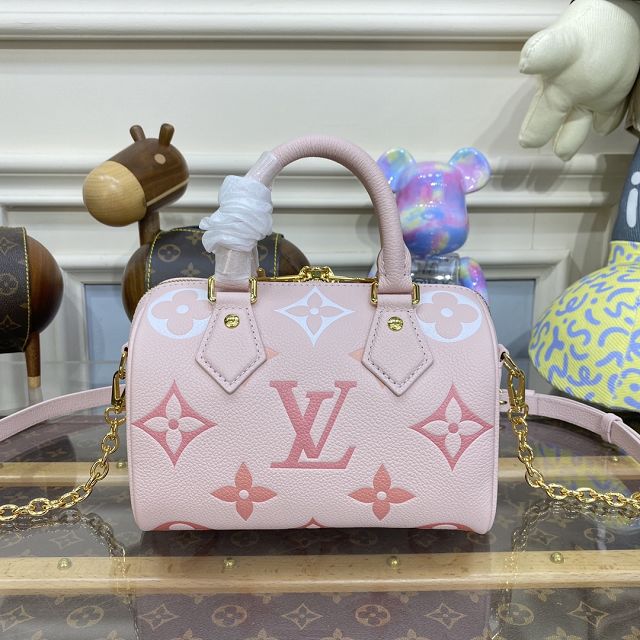 2023 Louis vuitton original calfskin speedy 20 M46518 pink