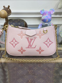 Louis vuitton original calfskin easy pouch M82346 pink