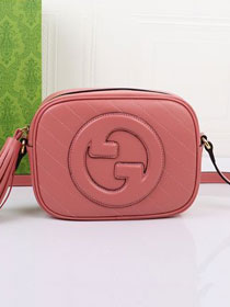 2023 GG original calfskin blondie small shoulder bag 742360 pink