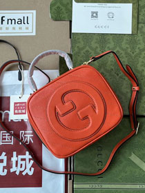 2023 GG original calfskin blondie mini shoulder bag 744434 orange