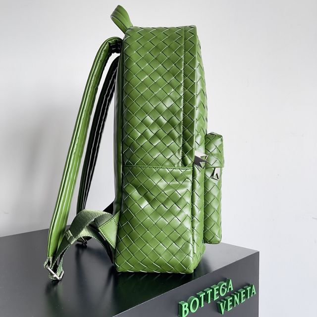 BV original calfskin intrecciato backpack 730728 green